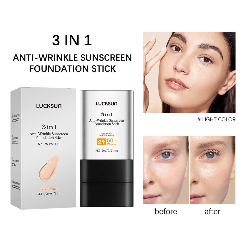 3-in-1 Anti-Falten Concealer & UV Foundation