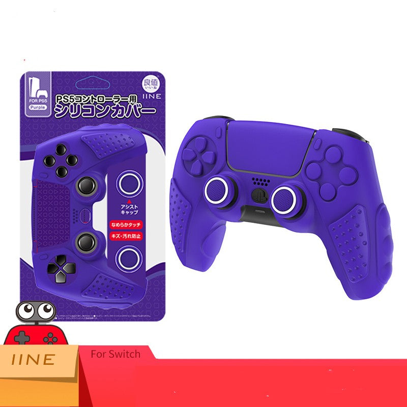 PS5 Controller Silikon-Schutzhülle mit Stick-Caps