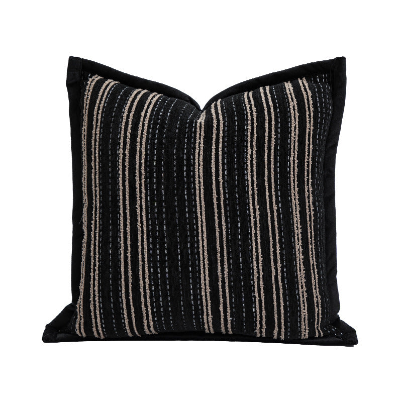 Gestreifter Jacquard-Kissenbezug | LuxeStyle