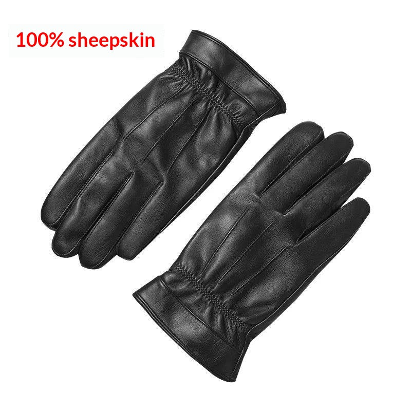 Lederhandschuhe mit Fleecefutter