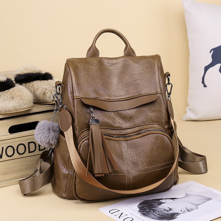 Rucksack aus weichem Lederimitat – Bild 2 | LuxeStyle