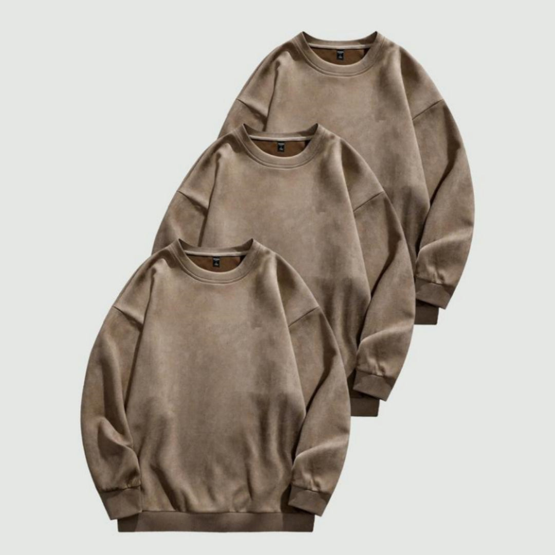 Suede-Sweatshirt für Herren