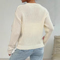 Strick-Cardigan mit 3D-Blumen und Stickereien