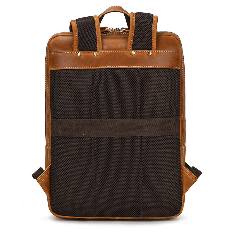 Lederrucksack Vintage Herren Rindsleder