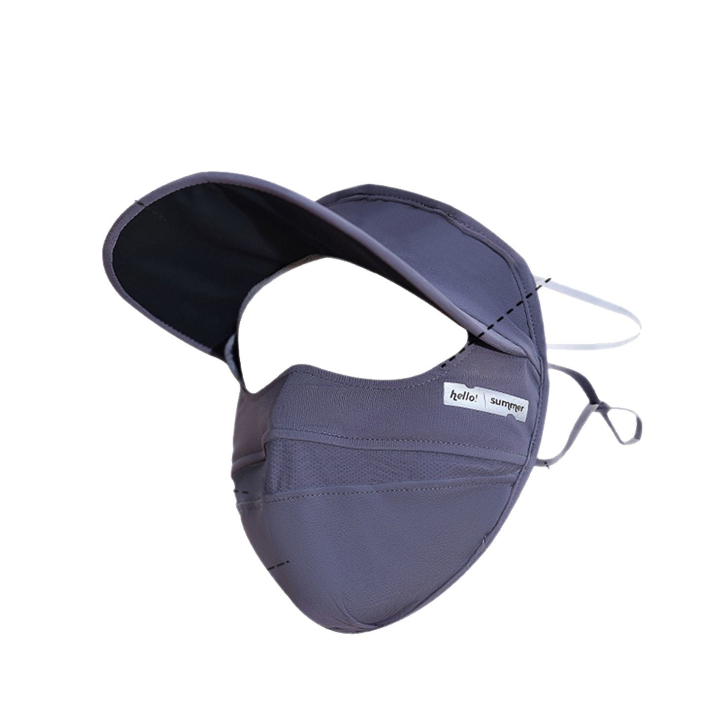 Sonnenschutz-Gesichtsmaske mit Krempe