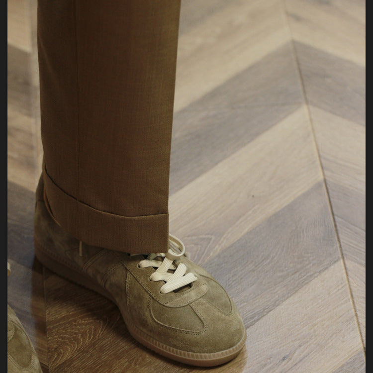 Retro Rindsleder-Sneaker für Herren | LuxeStyle