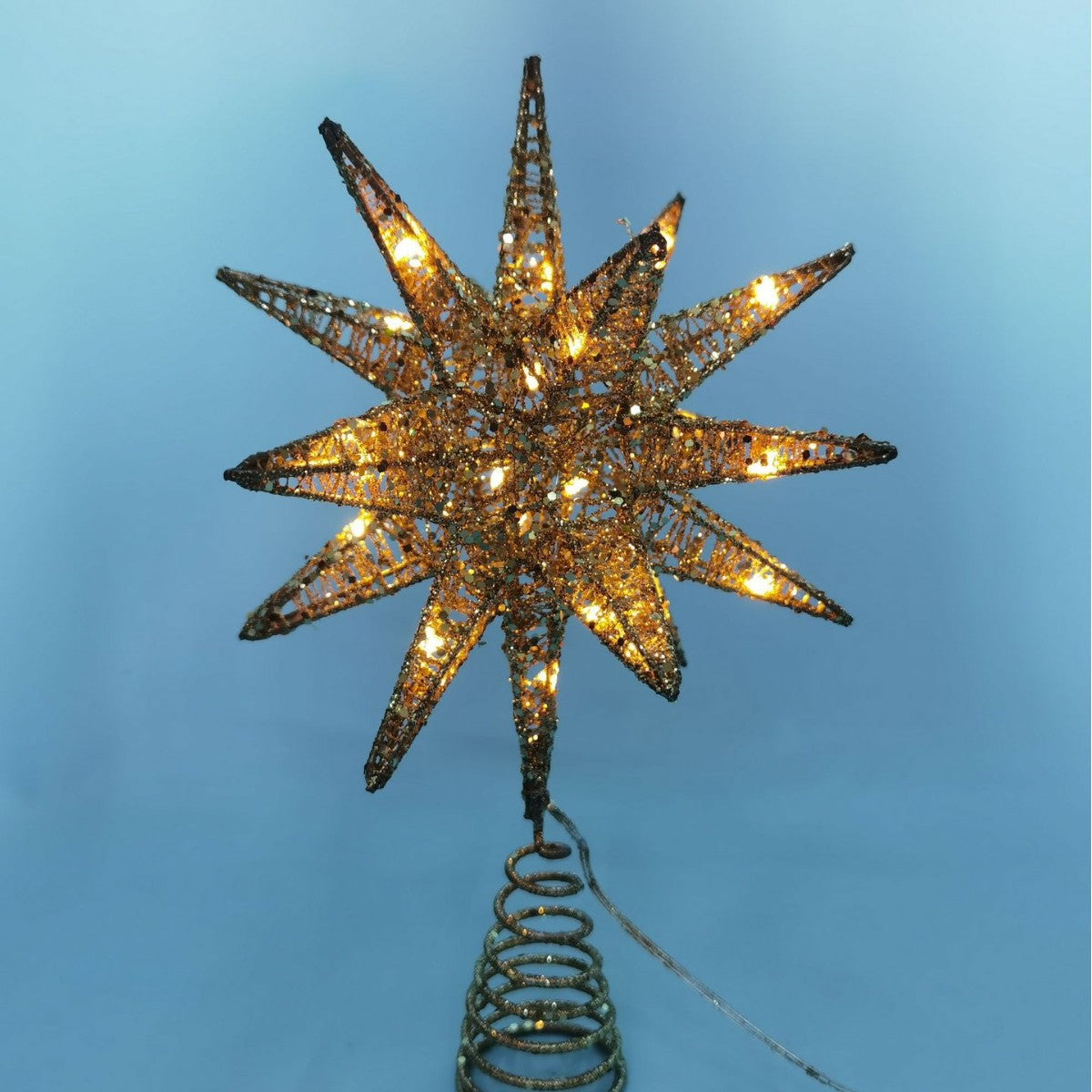 Explosionsstern für Weihnachtsbaum, gegossenes Eisen, 20 × 30 cm, 20 – Bild 3 | LuxeStyle