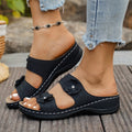 Strandsandalen mit Blumenmuster – Bild 10 | LuxeStyle