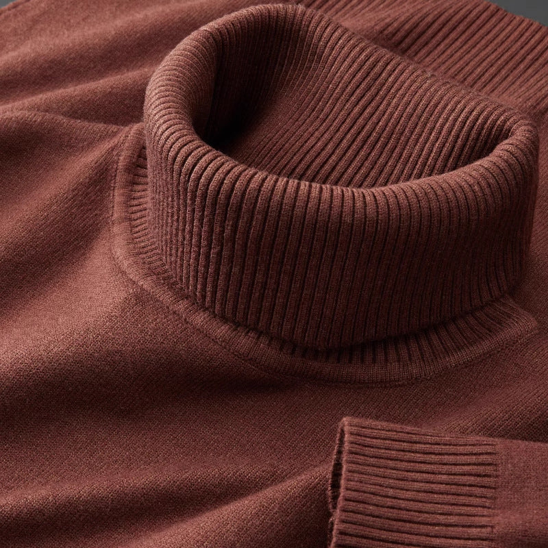 Hautfreundlicher Bequem und warmer Herren-Turtleneck-Pullover