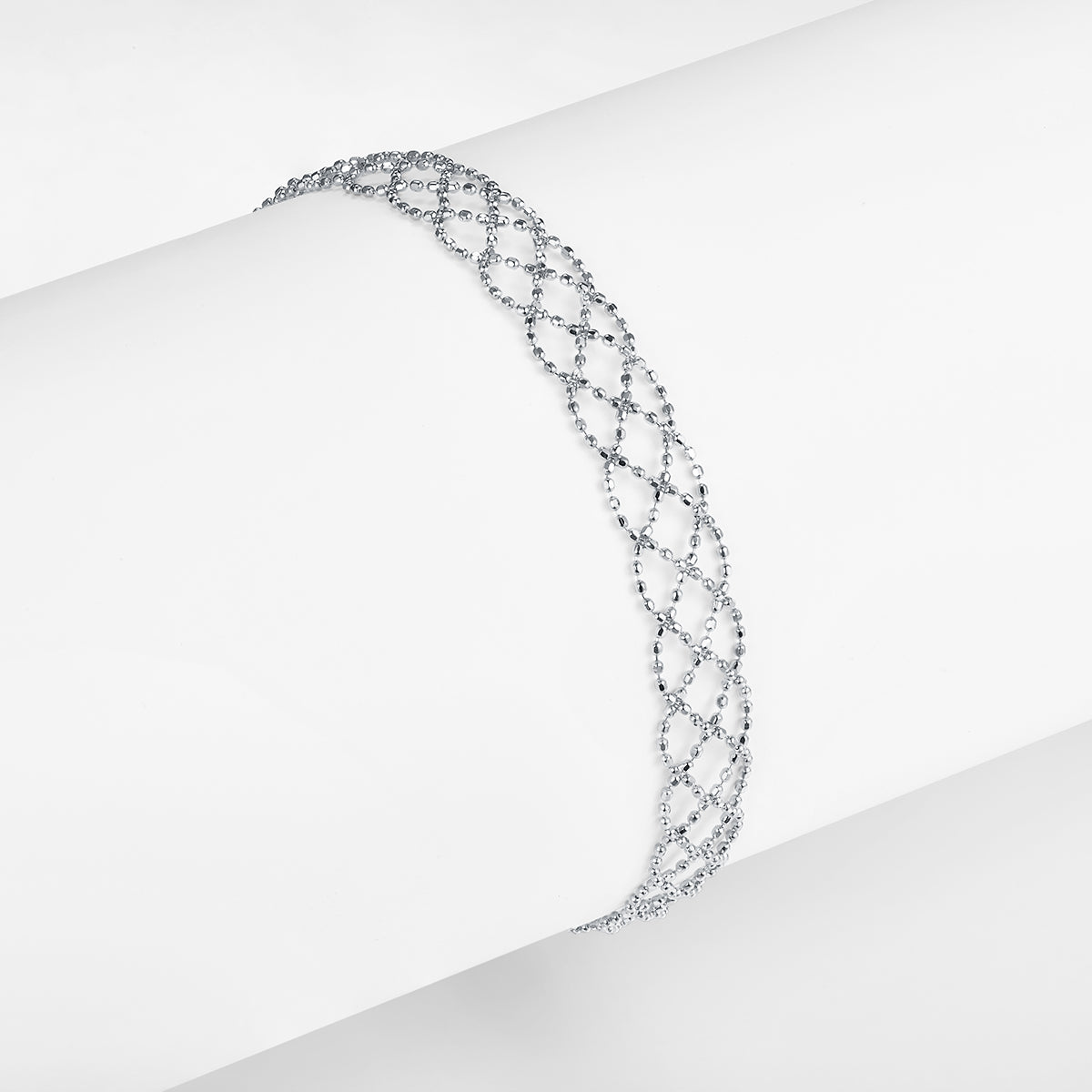 925-Silber Mesh-Armband Maglia