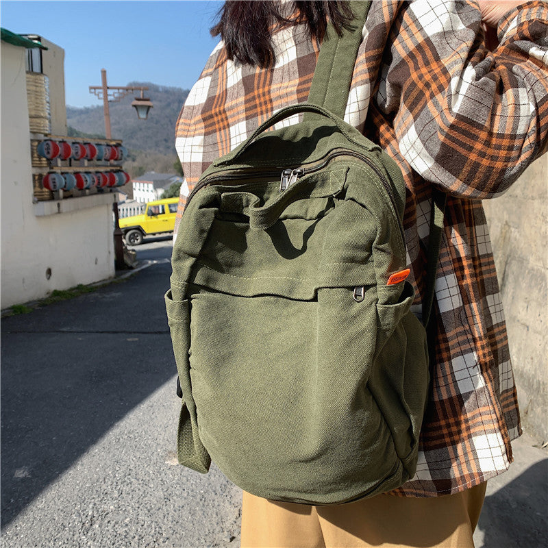 Grosse Canvas-Tasche im Street-Style – Bild 1 | LuxeStyle