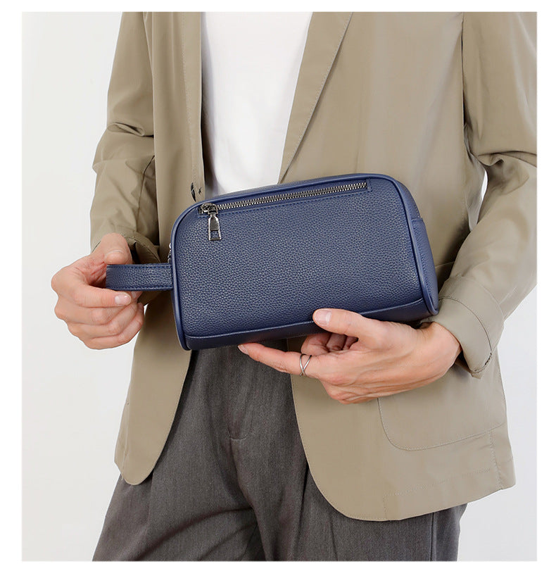 Männlicher Business-Clutch aus weichem Leder