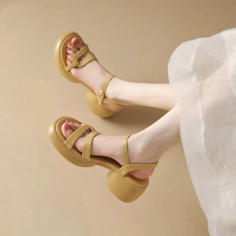 Arrival Damen-Sandalen mit klobigem Absatz