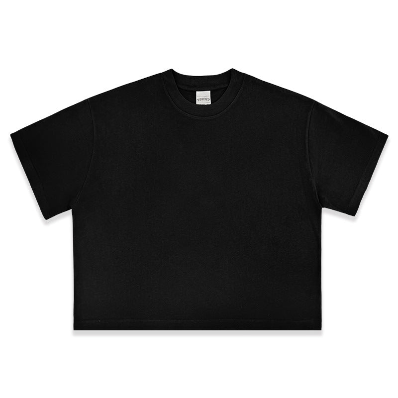 Vintage Cropped T-Shirt aus Baumwolle – Ansicht 3