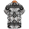 Kurzarm-Shirt mit 3D-Blumenprint für Herren – Bild 8 | LuxeStyle