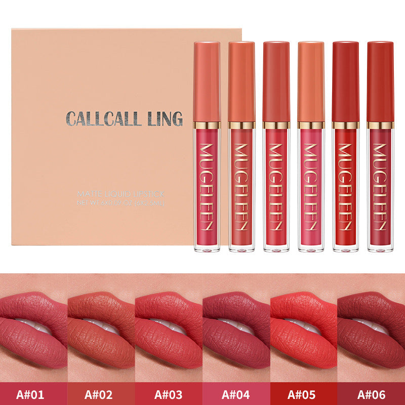CALLCALL LING Velvet Matte Liquid Lipstick Set – Ansicht 5