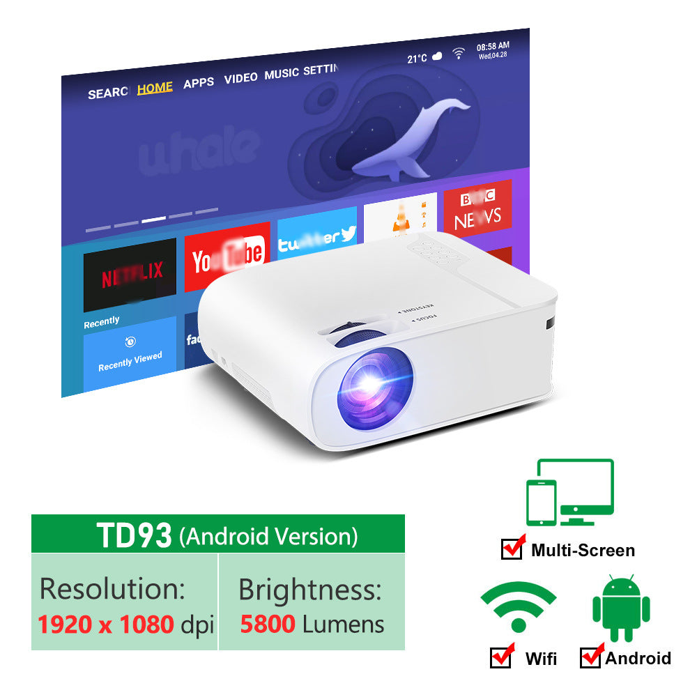 HD‑WLAN‑Tragbarer Handy‑Projektor – Bild 5 | LuxeStyle