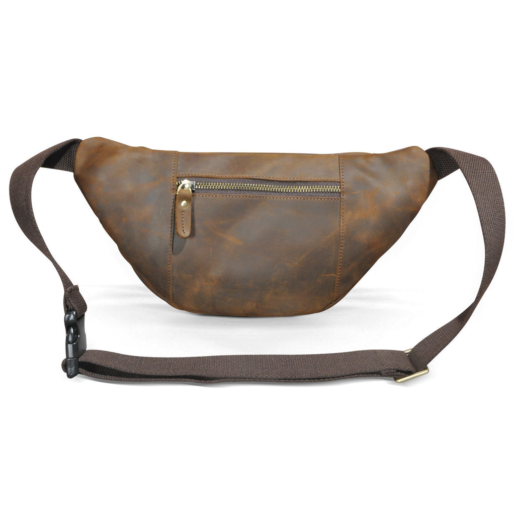 Crazy Horse Leder Brusttasche für Herren