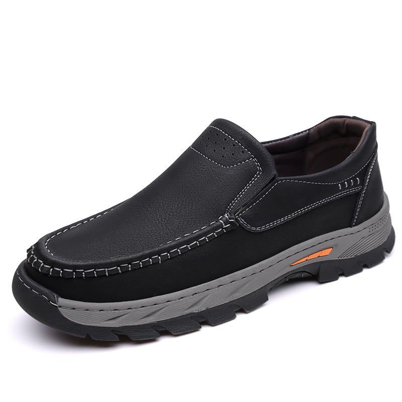 Herren Leder-Slipper