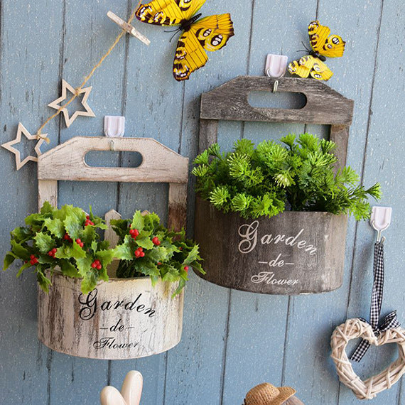Idyllischer Wand-Blumentopf im Retro-Stil – Bild 3 | LuxeStyle