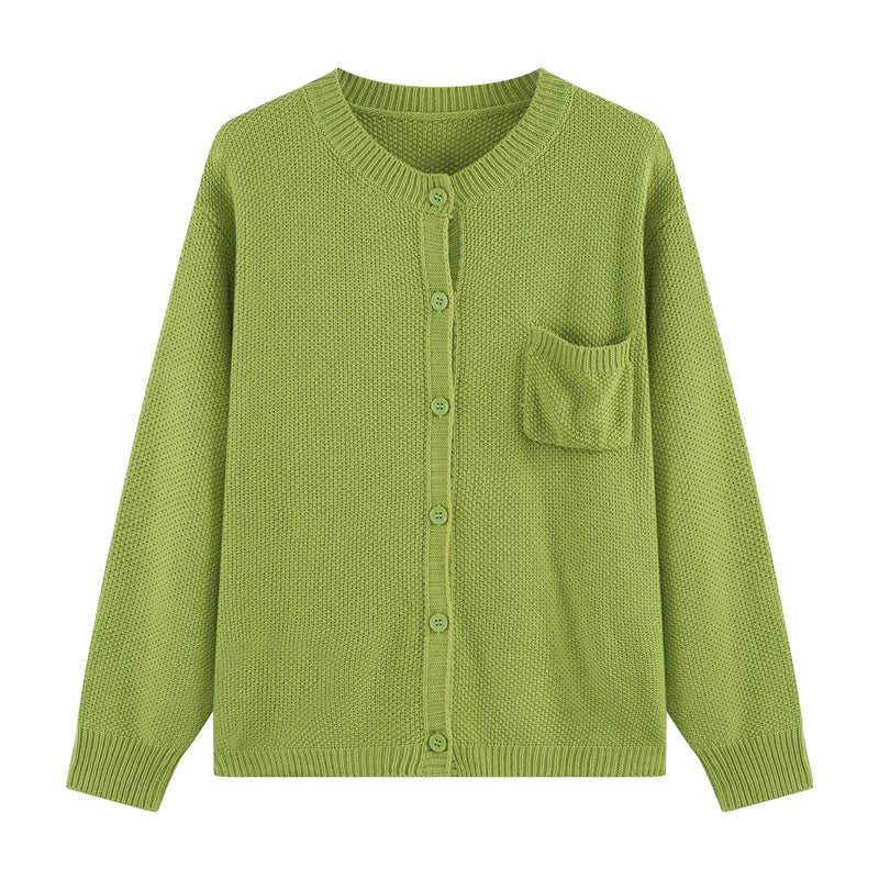 Vintage Strick-Cardigan für Damen – Ansicht 4