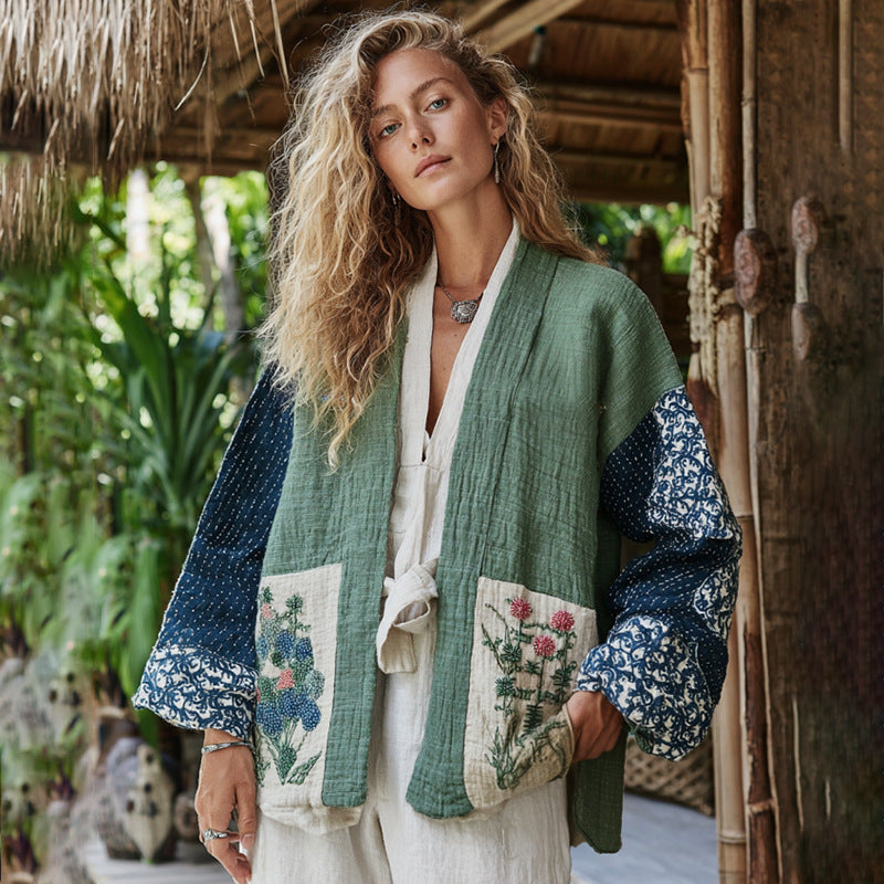 Leinen-Shirt mit 3D-Effekt – Bild 3 | LuxeStyle