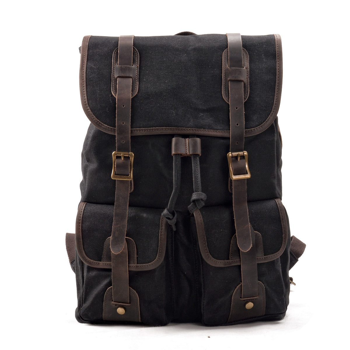 Reise-Rucksack Canvas & Leder – Bild 8 | LuxeStyle