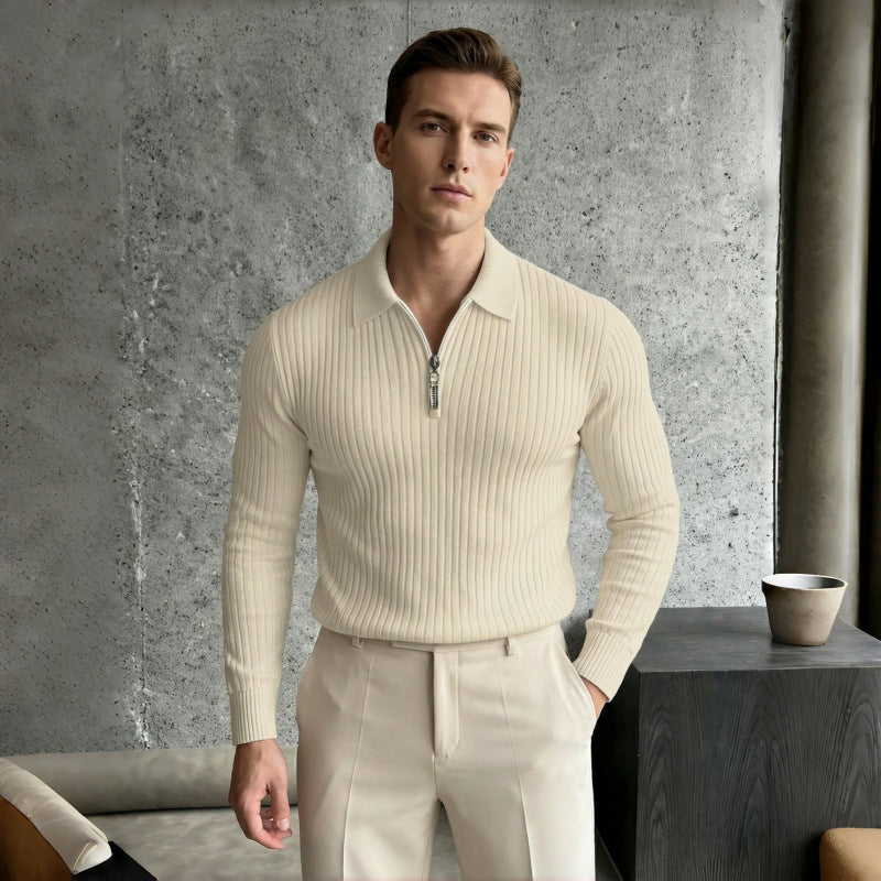 Halbzip-Sweater für Herren