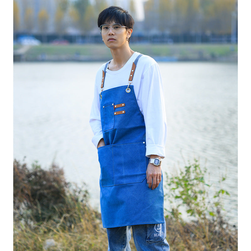 Denim Schürze für Küche und Gastronomie