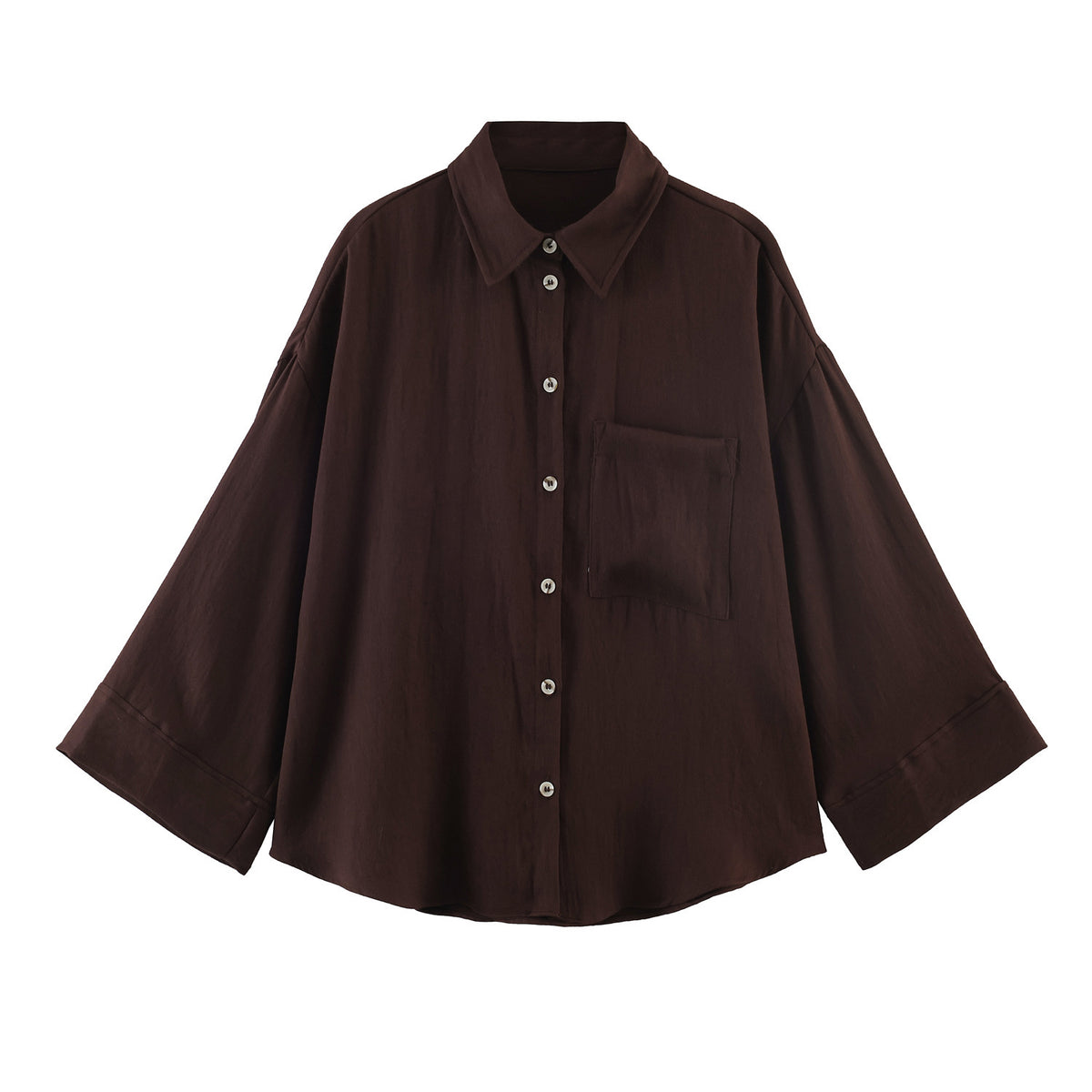 Weit geschnittenes Langarmshirt – Bild 4 | LuxeStyle