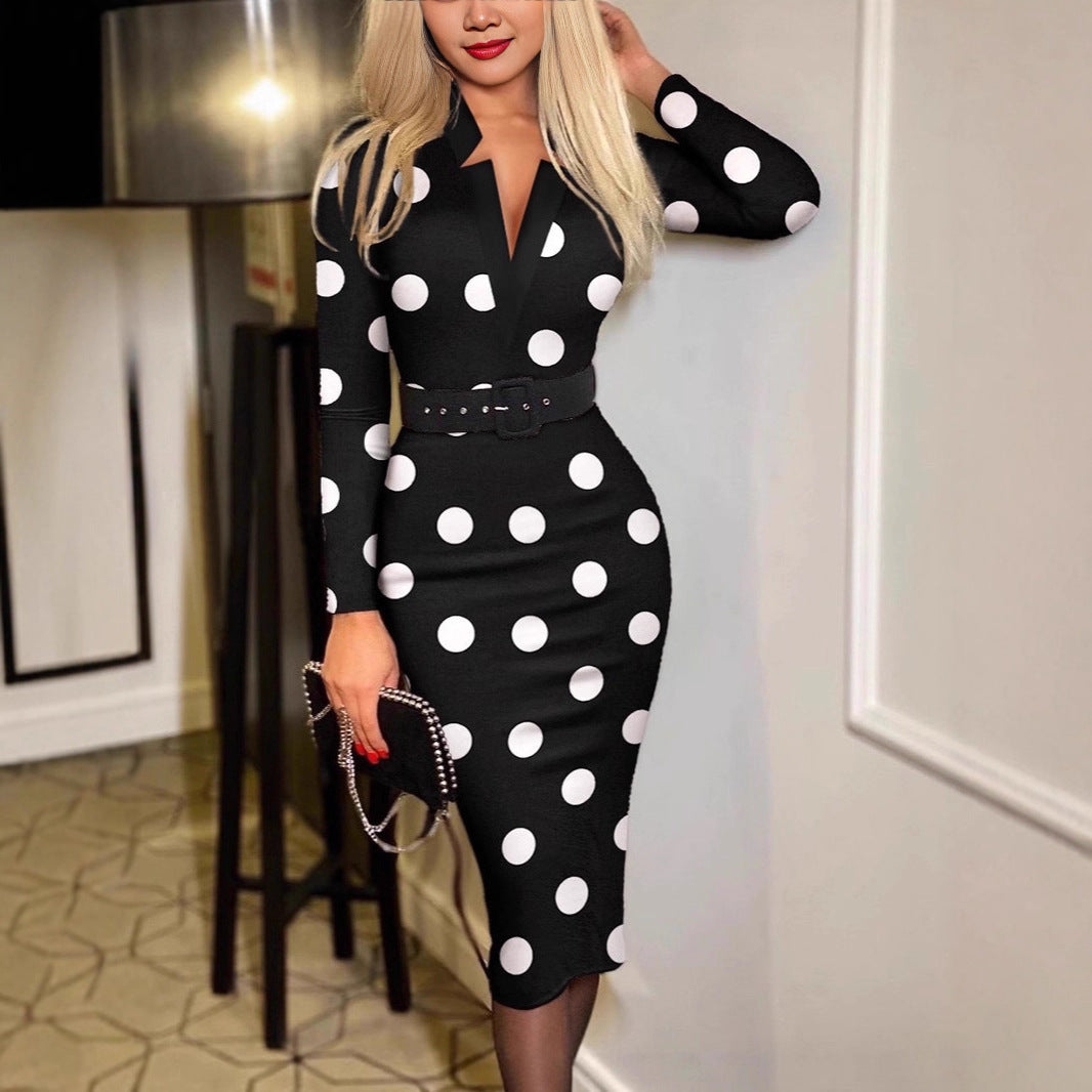Kariertes Bodycon-Kleid