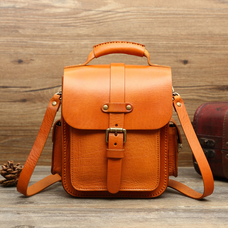 Retro-Leder-Rucksack – Bild 4 | LuxeStyle