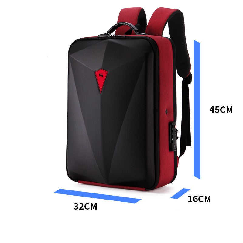 Hartschalen-Rucksack für Herren mit Tragesystem