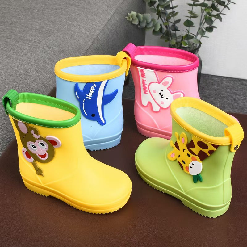 Regenstiefel für Kinder mit Tier-Motiven