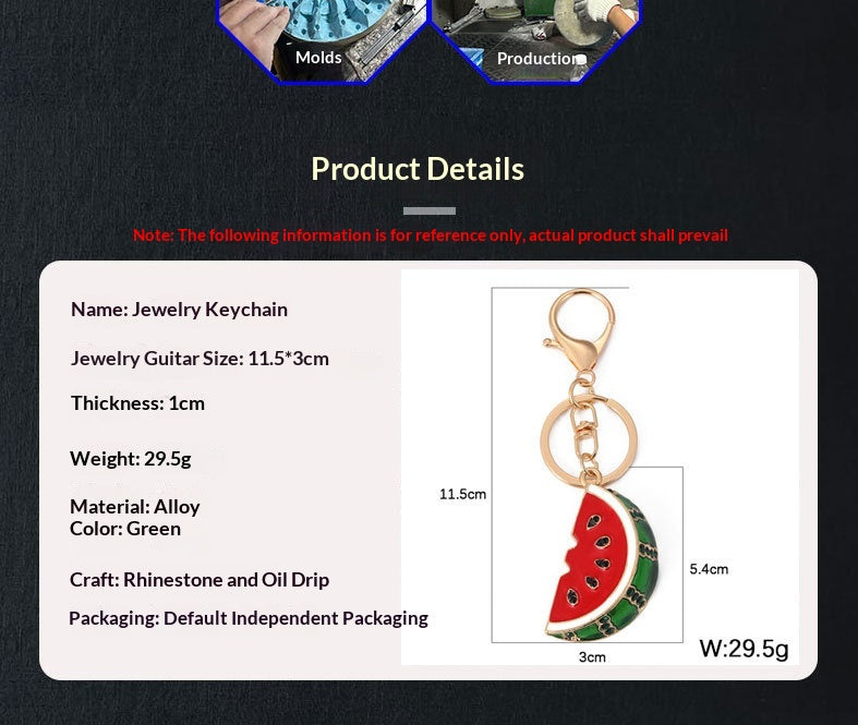Wassermelonnen-Schmuck