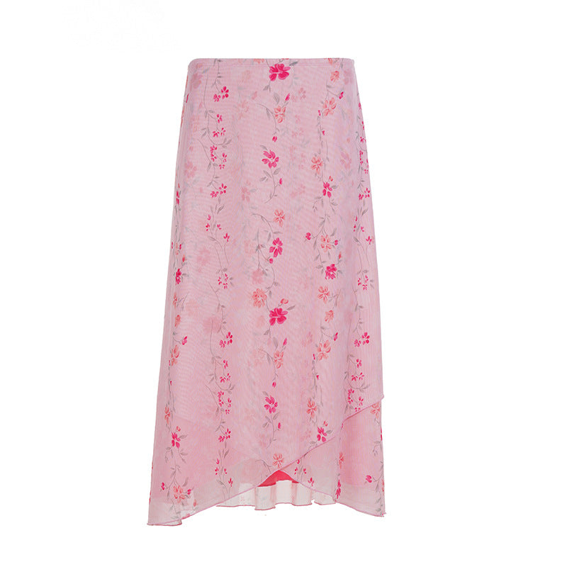 Midi-Kleid mit floralem Print