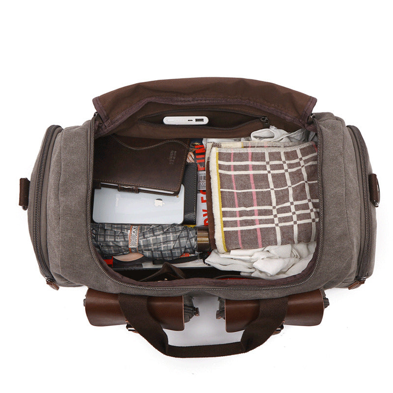 Canvas Reisetasche 20-35 L – urbaner Travel Bag – Bild 5 | LuxeStyle