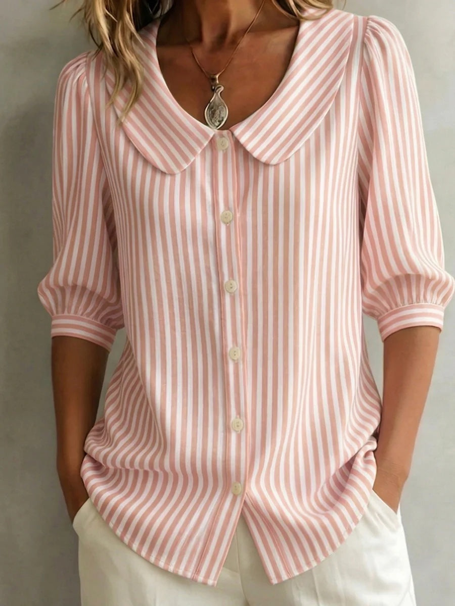 Bunt Streif-Shirt – Bild 16 | LuxeStyle
