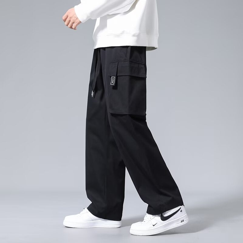 Herren-Cargo-Hose mit Bändeln und grossen Taschen