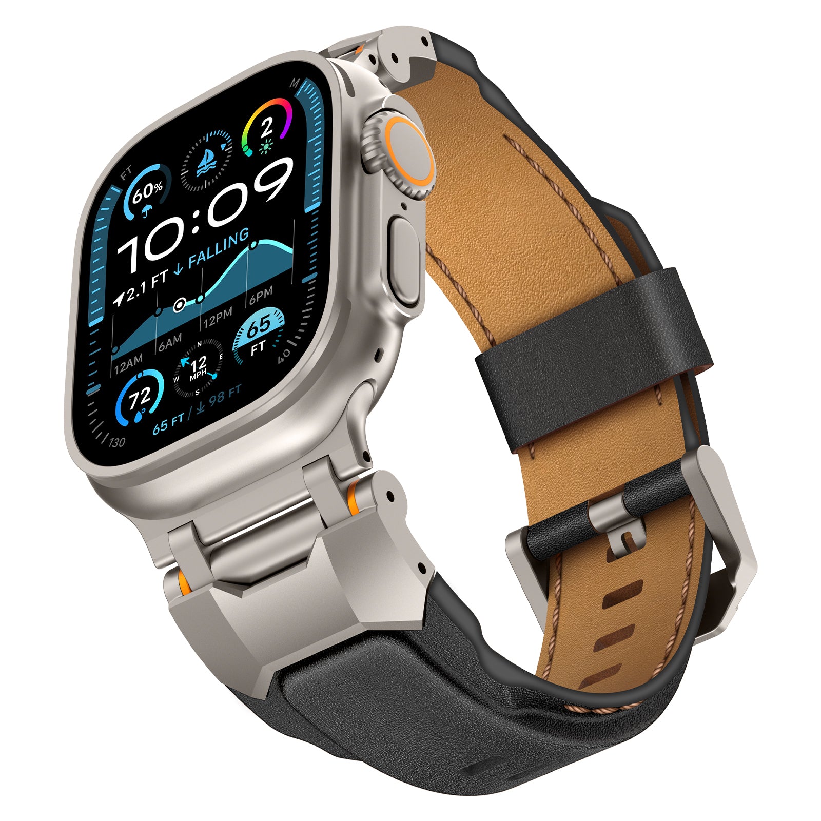 Herren-Armband aus hochwertigem Rindleder