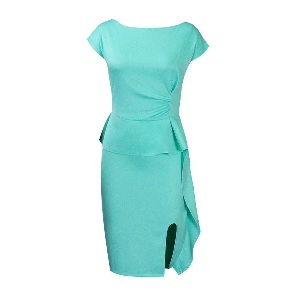 Sommerkleid mit gefälteter Rockschürze – Bild 5 | LuxeStyle