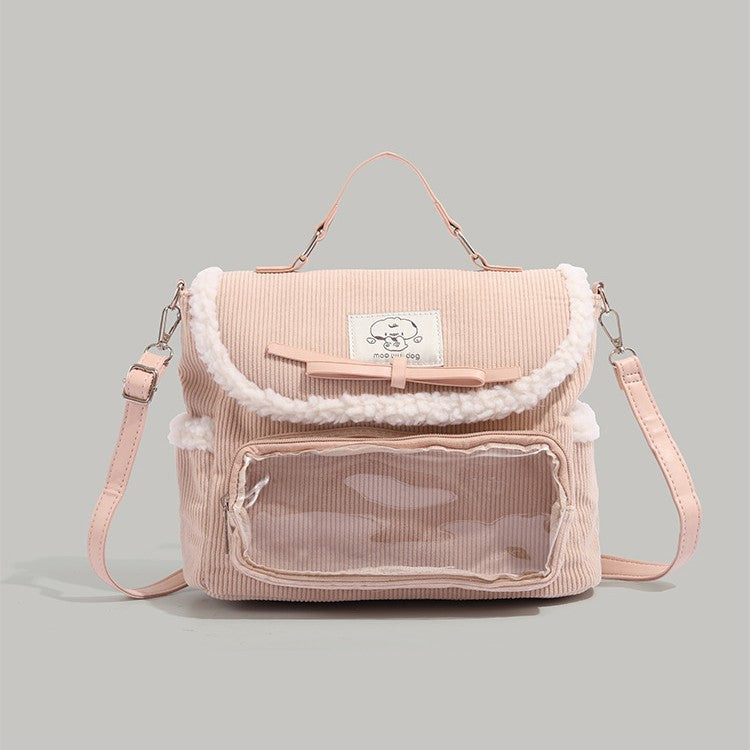 Corduroy-Rucksack für Frauen – Bild 2 | LuxeStyle