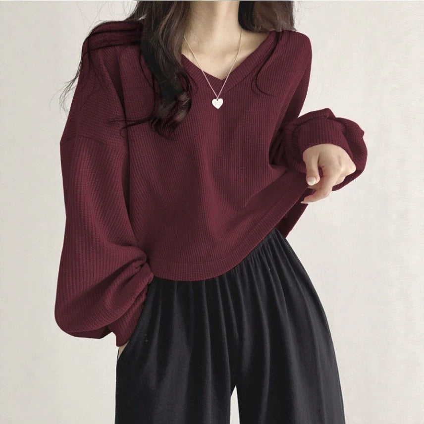 Einheitliches Pullover-Top