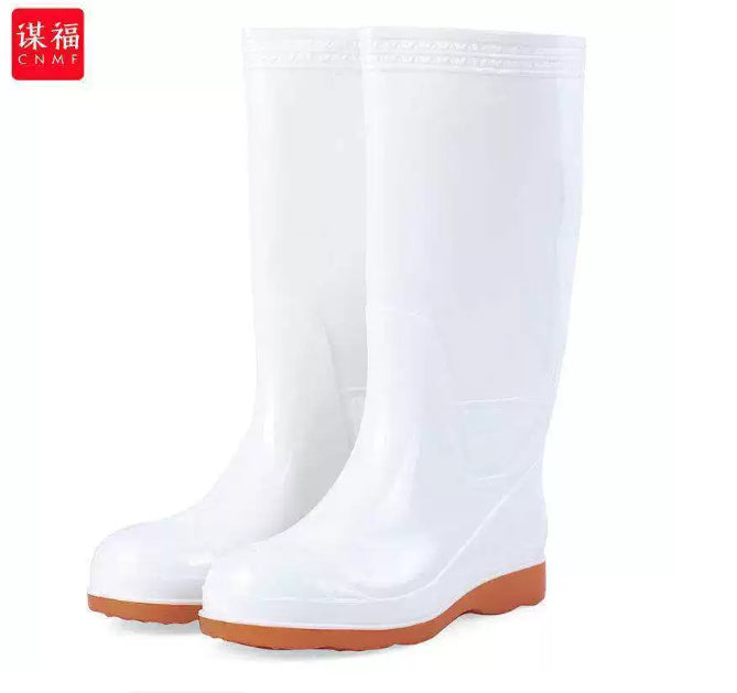 Weisser High-Top Sicherheitsschuh mit Stahlkappe – Bild 5 | LuxeStyle