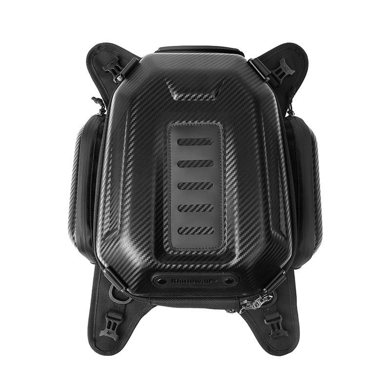 Motorrad-Hartschalenrucksack, 15L erweiterbar