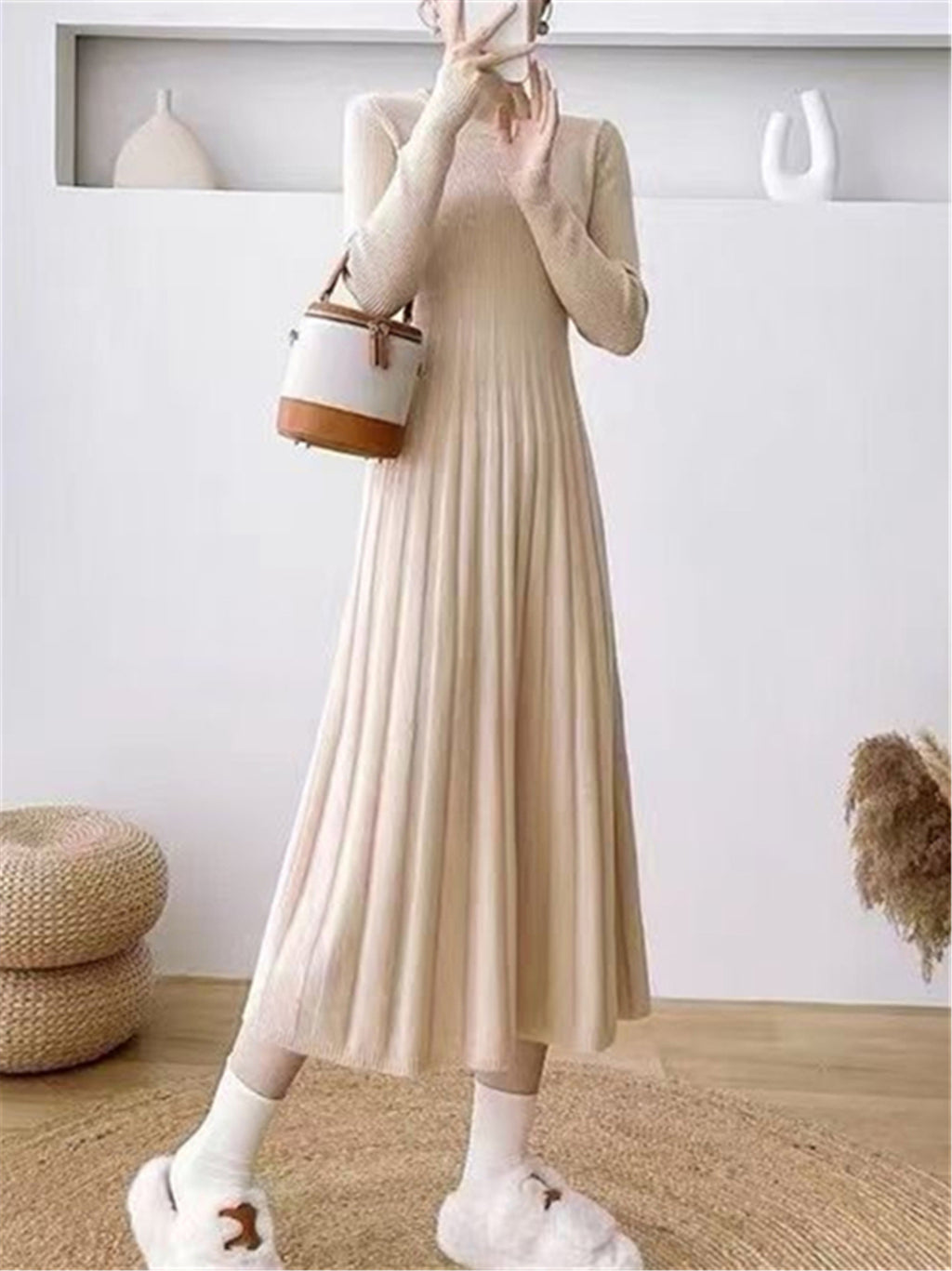 Elegantes Strickkleid für Damen
