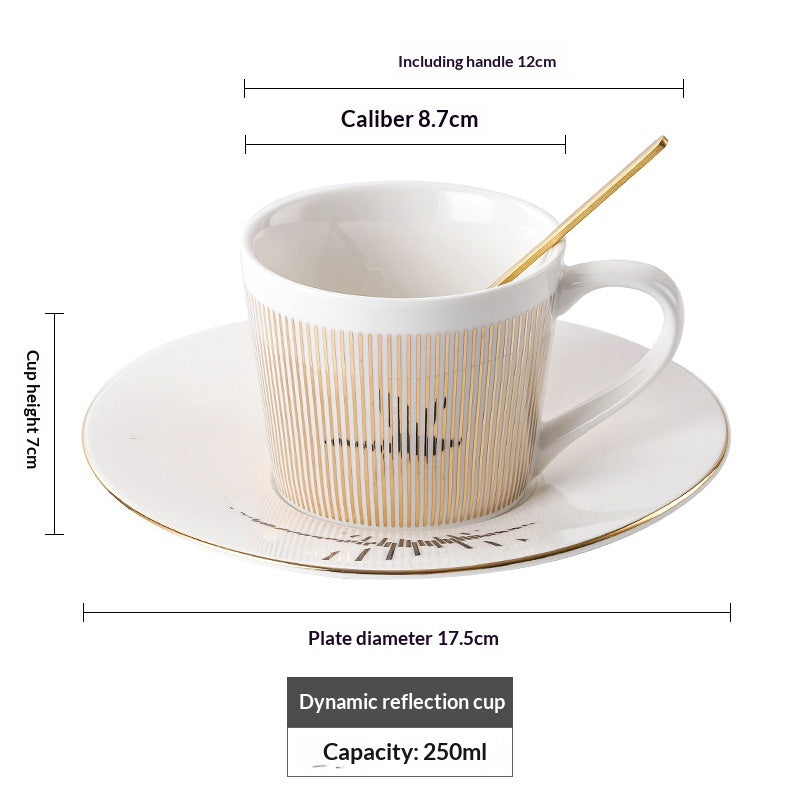 Dynamische Reflexion Keramik-Kaffeetasse