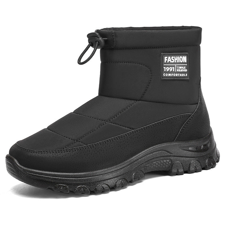 Herren High-Top Winterschuhe mit Samtfutter – Bild 3 | LuxeStyle