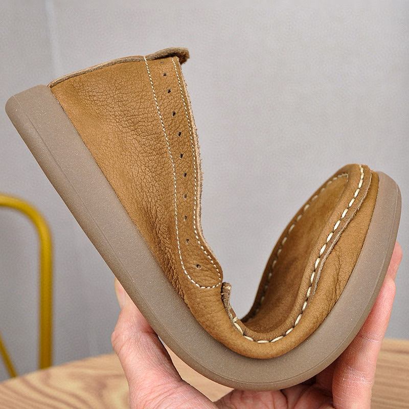 Herren Casual Lederschuhe Atmungsaktiv