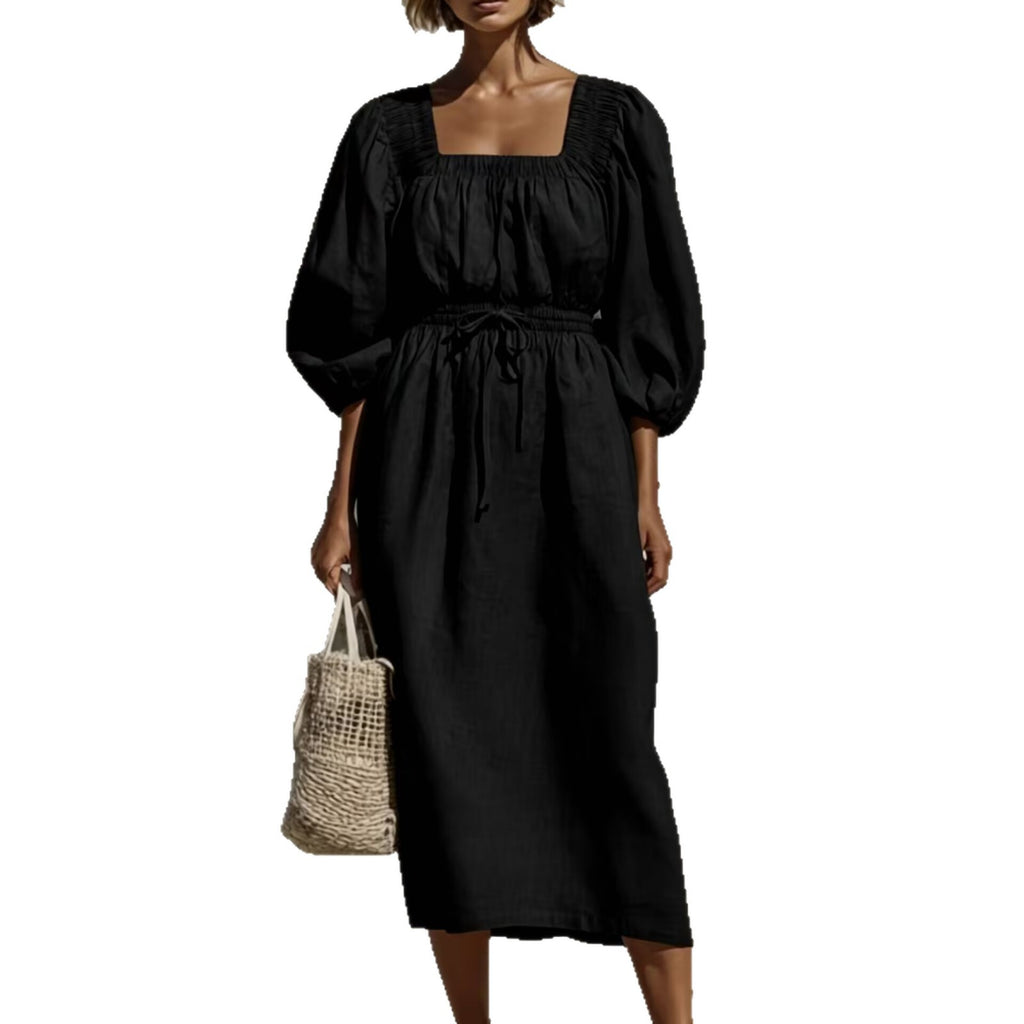 Sommerkleid mit Puffärmeln – Bild 10 | LuxeStyle